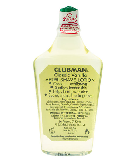 Clubman Pinaud-Vanilla Classic Aftershave Woda po Goleniu 177 ml
