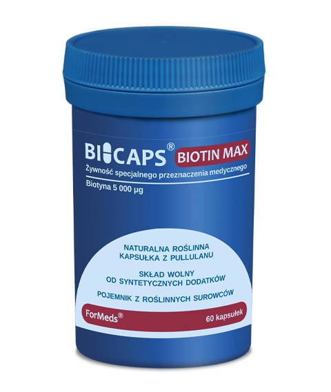 ForMeds-BICAPS BIOTIN MAX Suplement Diety z Biotyną 60 kapsułek