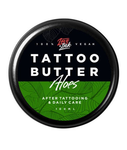 LoveInk-Tattoo Butter Masło do Pielęgnacji Tatuażu Aloes 100 ml