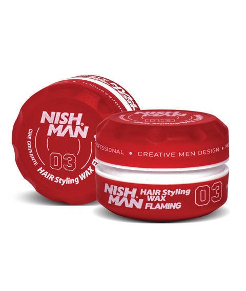 Nishman-03 Hair Styling Wax Flaming Pomada do Włosów 150ml