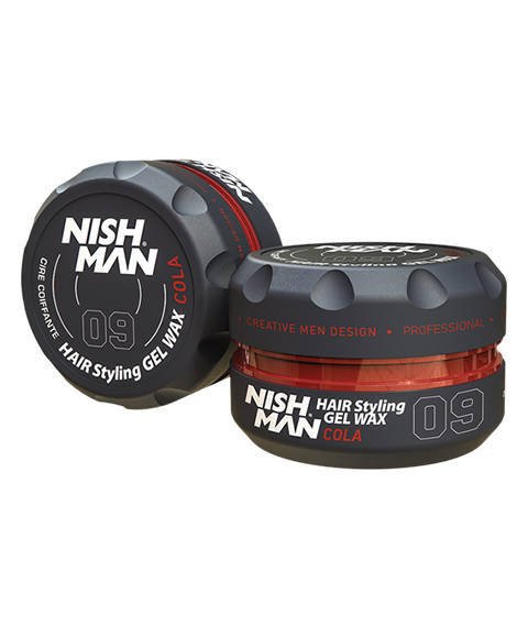 Nishman-09 Hair Styling Gel Wax Cola Pomada do Włosów 150 ml