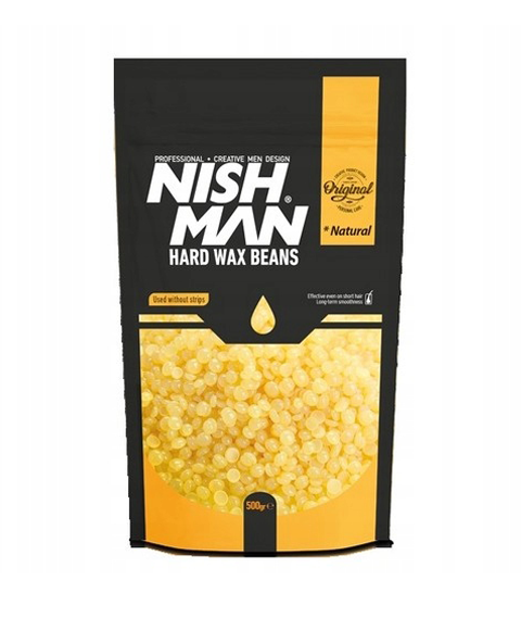 Nishman-Hard Wax Beans Natural Wosk w Granulkach do Depilacji 500g